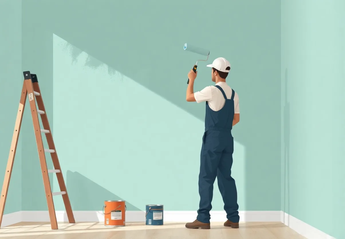 Peintre Dreux 28100 en intervention sur un chantier